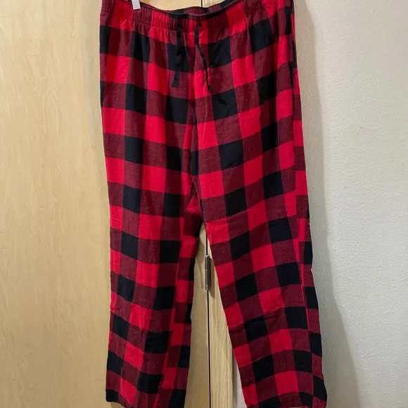 Old Navy, Intimates & Sleepwear, Adult Large Buffalo Check Flannel  Lumberjack Plaid Pajama Pants Bottoms